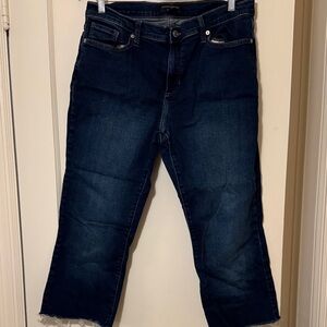Banana Republic Dark Indigo Cropped Jeans size 32